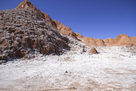 Valle del luna - valley of the moon, in atacama, chile