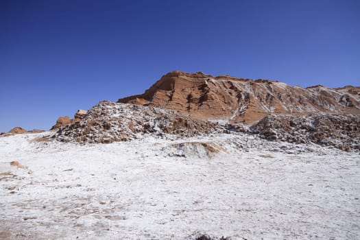 Valle del luna - valley of the moon, in atacama, chile