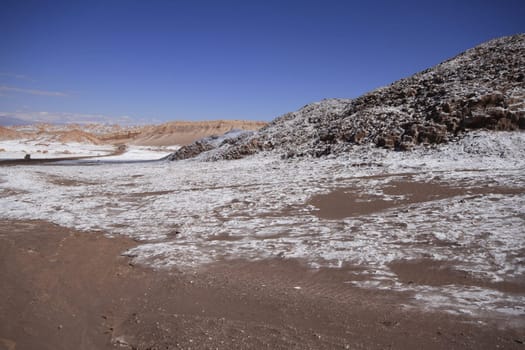 Valle del luna - valley of the moon, in atacama, chile