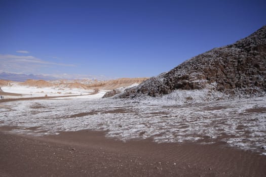 Valle del luna - valley of the moon, in atacama, chile