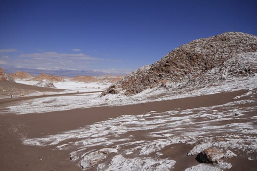 Valle del luna - valley of the moon, in atacama, chile