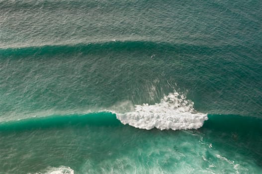 Sea surface detail in the Atlantic portuguese coast