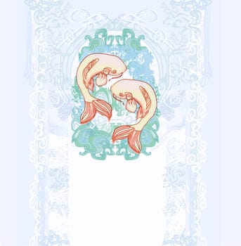 japanese fish koi background