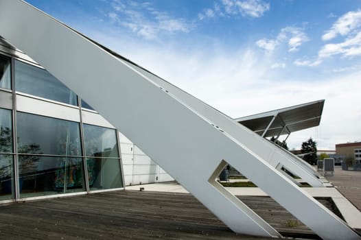 Detail View of an Austrian Congress Hall