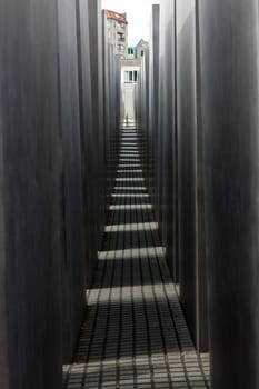 BERLIN - SEPTEMBER 22, 2011 : Jewish Holocaust Memorial September 22th, 2011 at Berlin, Germany