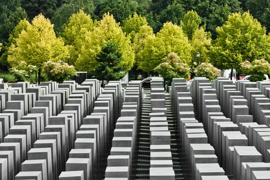 BERLIN - SEPTEMBER 22, 2011 : Jewish Holocaust Memorial September 22th, 2011 at Berlin, Germany