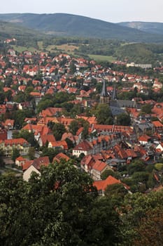 View of Wernigerode from the castle