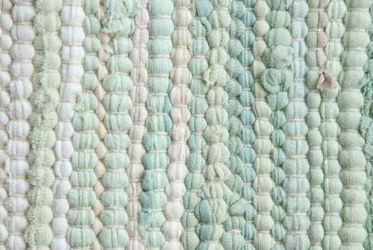 a green cloth or carpet structure as background