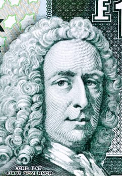 Ilay Campbell (1734-1823) on 1 Pound 2001 Banknote from Scotland. Scottish advocate, judge and politician.