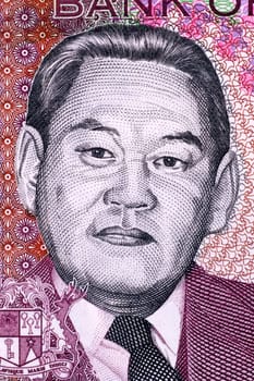 Sir Moilin Jean Ah-Chuen (1911-1991) on 25 Rupees 2009 Banknote from Mauritius.