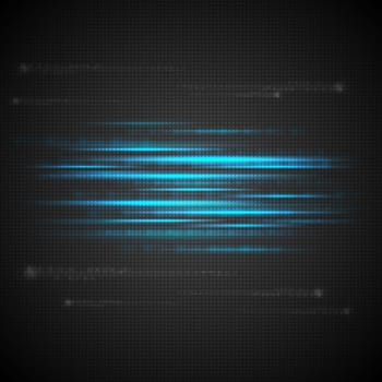 Shiny blue abstract stripes. Vector background eps 10