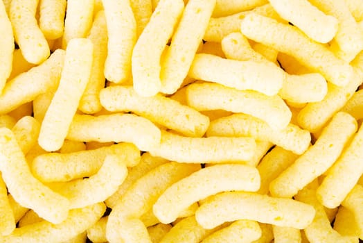Crunchy corn snacks