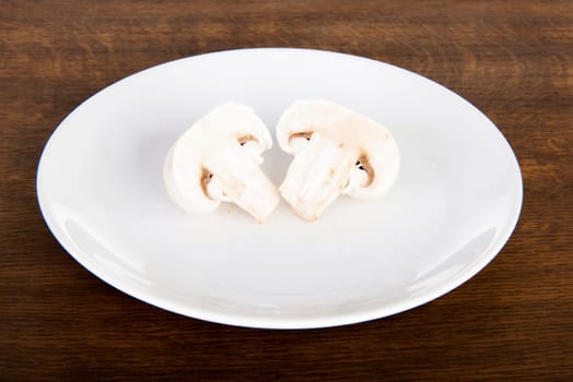 Edible button mushroom, 	champignon