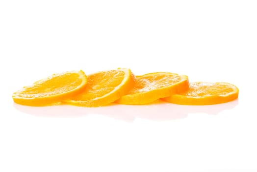Orangfe fruit, isolated on white