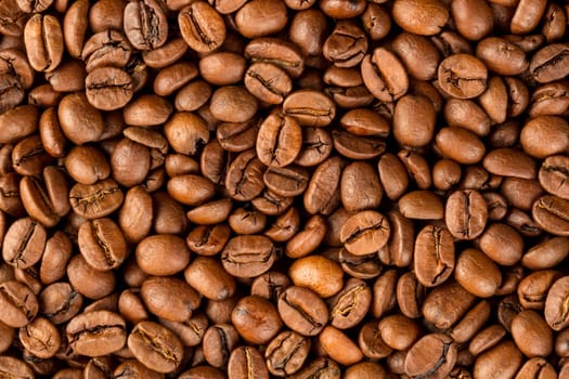 Coffee beans as a texture