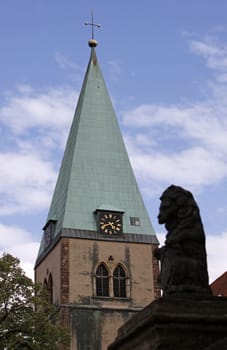 St. Marien Lemgo (church tower sharp)