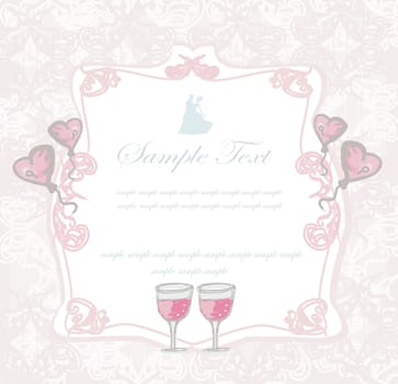 Ballroom dancers - invitation