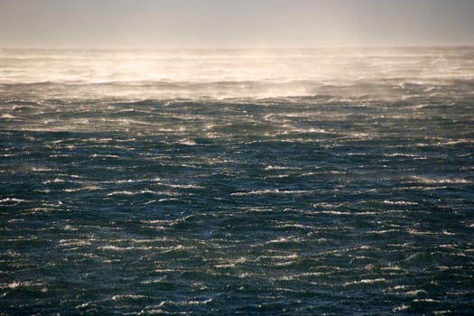 Windy seascape