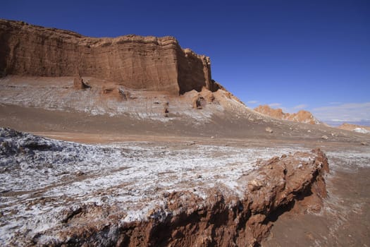 Valle del luna - valley of the moon, in atacama, chile