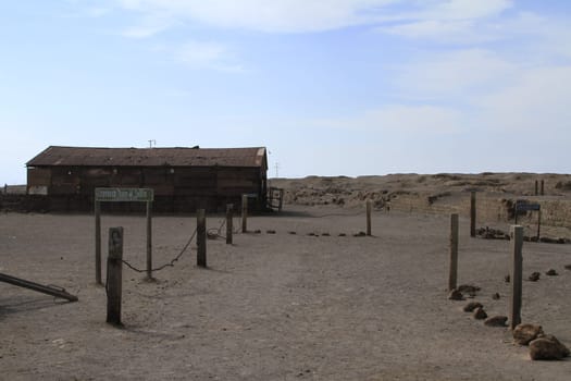 Santa Laura Humberstone saltpetre processing plant, Iquique, Chile
