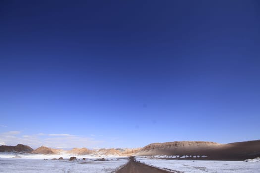 Valle del luna - valley of the moon, in atacama, chile