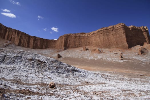 Valle del luna - valley of the moon, in atacama, chile