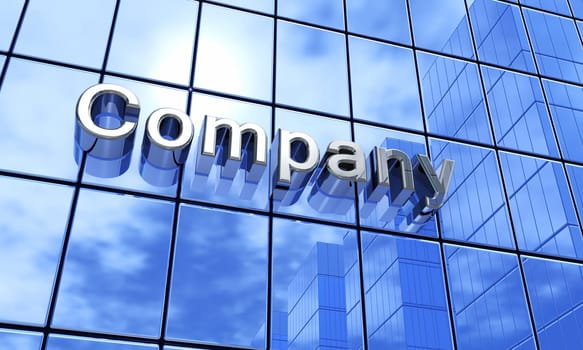 Company Skyline Concept 3d