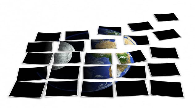 Photo Puzzle - Our Earth and the Moon