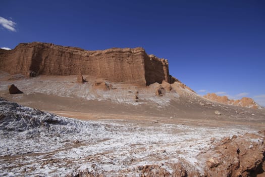 Valle del luna - valley of the moon, in atacama, chile