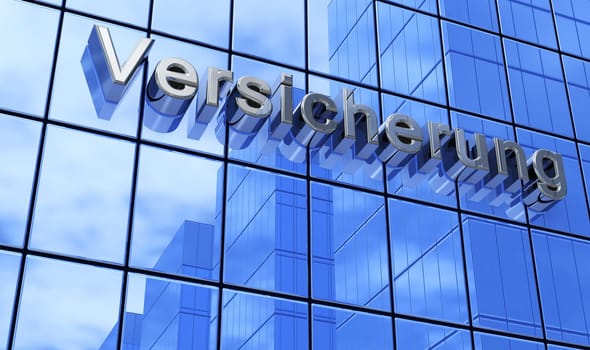 3D Text Facade - Insurance