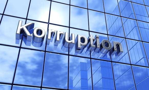 Corruption - Facades Text Concept