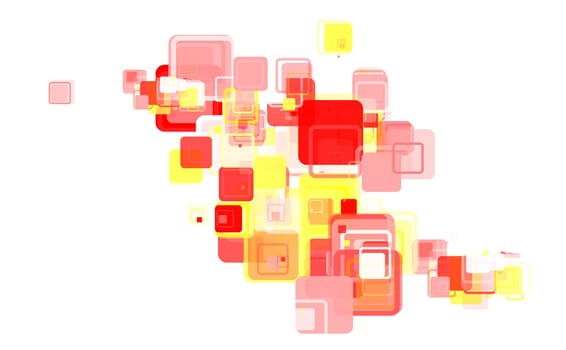 Cube Matrix Red Yellow 04