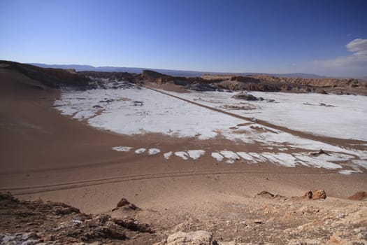 Valle del luna - valley of the moon, in atacama, chile