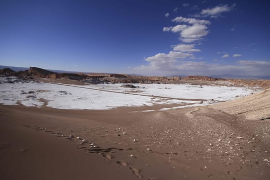 Valle del luna - valley of the moon, in atacama, chile
