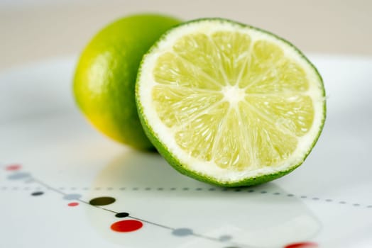 Lime on Plate.