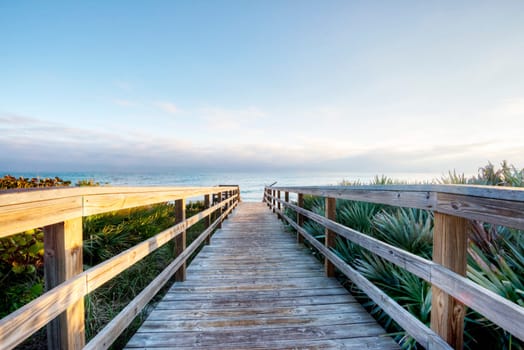 Sunrise at Cape Canaveral National Seashore in Florida.