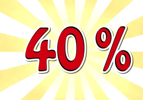 40 percent