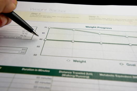 Workout calculation and training paper