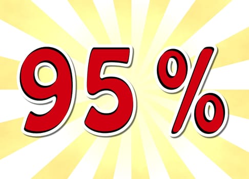 95 percent
