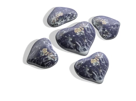 Illustration on Relationship - Earth in Heart Shape - Love Worldwide