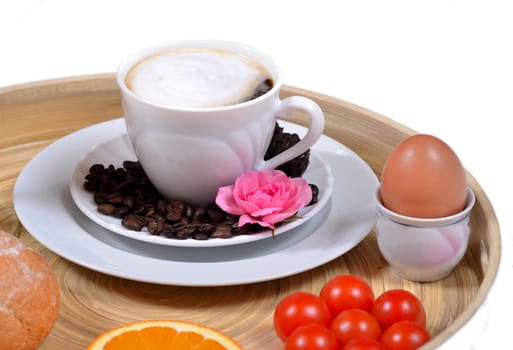 Breakfast,coffee and juice