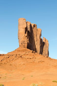 monolith in Monument Valley in Utah in the United States of America