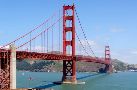 Golden Gate Bridge in San Francisco, California in United States of America