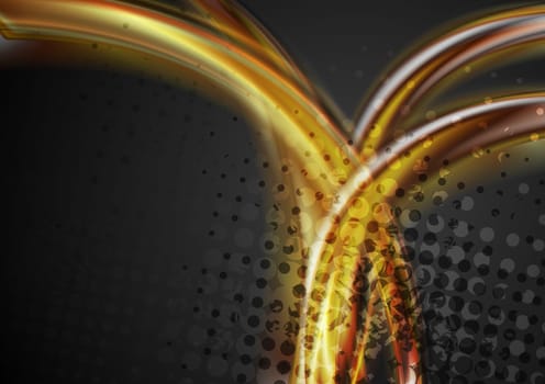 Abstract wavy background. Vector design eps 10