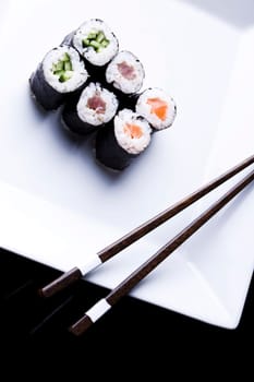 Collection of sushi