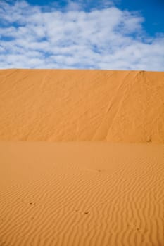 Dunes in Moroccan Sahara