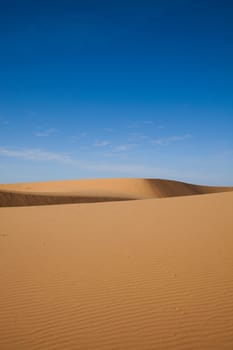 Dunes in Moroccan Sahara