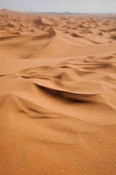 Dunes in Moroccan Sahara