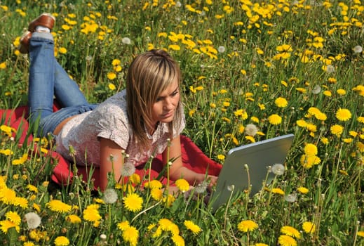 Woman at laptop