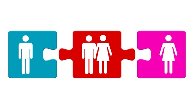 Puzzle - Man & Woman